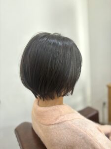 お手入れ簡単！ショートボブ！
