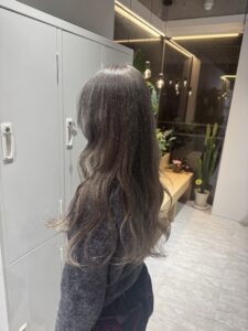 ブリーチ有り！グレージュ