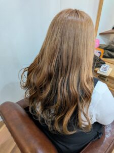 インナーカラーを暗くしました♪