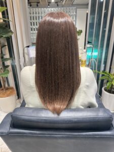 透明感カラーにはツヤが必須です！