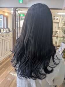 グラデーションブルーブラック