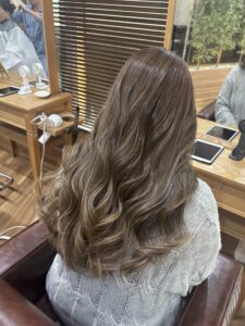 白髪をいかした、白髪ボカシハイライト！