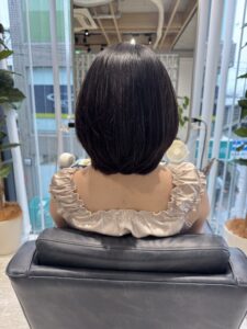乾かすだけでひし形シルエット